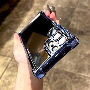 Imagem de Capa transparente à prova de choque para Samsung Galaxy S24 S23 S22 Ultra Plus FE S24FE S23FE A55 A15 A54 A53 A35 A25 5G capa dura, azul, para Samsung S23 Ultra
