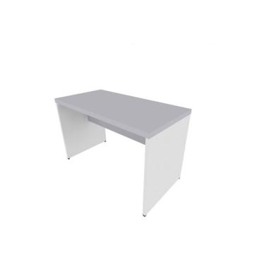Imagem de Mesa Reta Natus 40mm 150 Bramov Móveis Branco/cinza Cristal