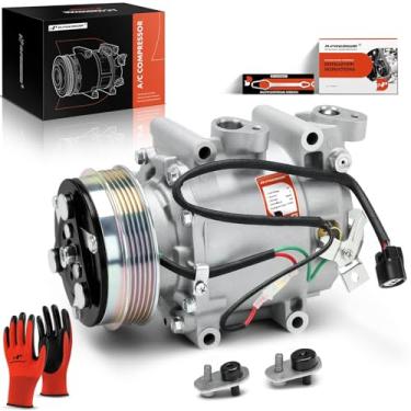 Imagem de A-Premium Compressor de ar condicionado AC com embreagem compatível com Honda Fit 1.5L 2009-2013