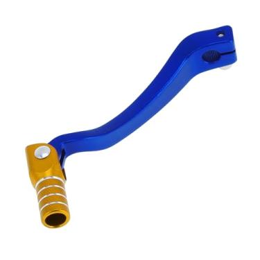 Imagem de INFINAUTO Alavanca de câmbio dobrável de motocicleta para Kayo T6 Pedal Shift Arm Blue Gold Tone Silver Tone