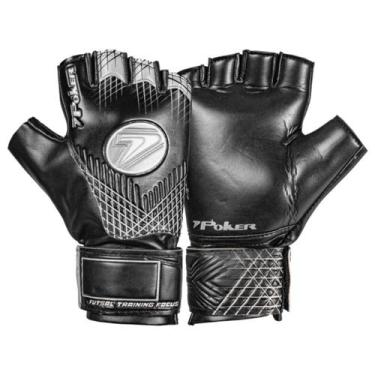 Imagem de Luva de Futsal Infantil Poker Training FOCUS, Cinza, 5