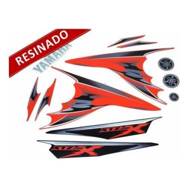 Imagem de Kit Adesivos Xtz 250x 2009 Laranja Resinado 10182 - SPTS