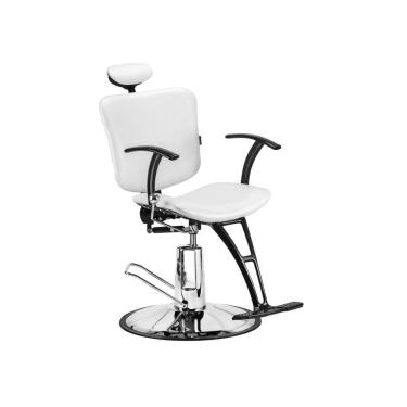 Imagem de Cadeira de Cabelereiro e Salão de Beleza Reclinável Hidráulica Dompel Luna Branco