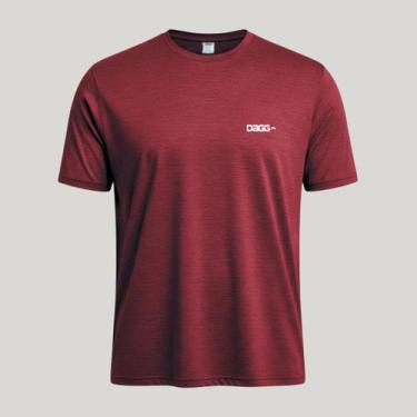 Imagem de Camiseta Masculina Dagg Plus Size Sport Academia Caminhada, Vinho, G1