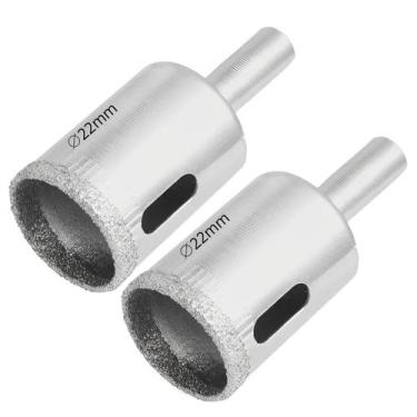 Imagem de Serra Copo Diamantada 22Mm Porcelanato Vidro Mármore 02 Un - Fertak