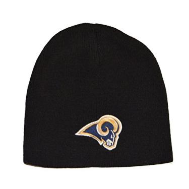 Imagem de Gorro Los Angeles Rams Black Throwback Cuffless - NFL Knit Toque Skull Cap