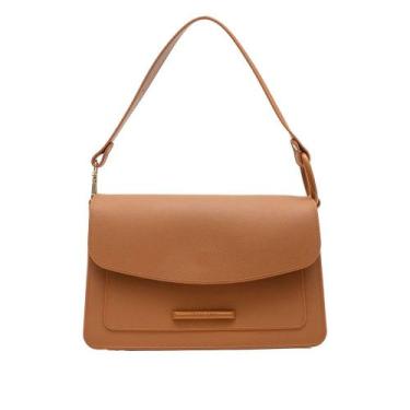Imagem de Bolsa Feminina Petite Jolie Transversal Média Caramelo, Caramelo, Únic