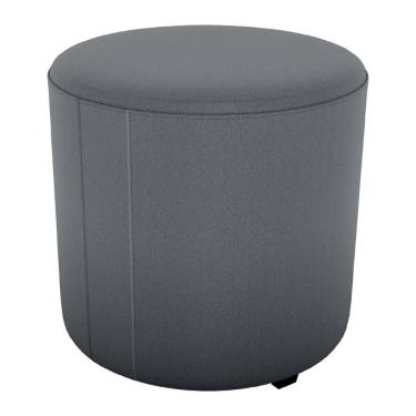 Imagem de Puff Redondo Decorativo Copenhage 43x43 cm Veludo Milani Store