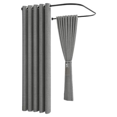 Imagem de U Type Loja de roupas para provadores pendurada na parede, trocador portátil, vestiário para boutique, loja de vestidos de casamento