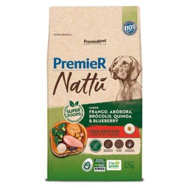 Imagem de Ração Premier Nattu Cães Adultos Frango E Abobora 12Kg, 12 kg, Frango
