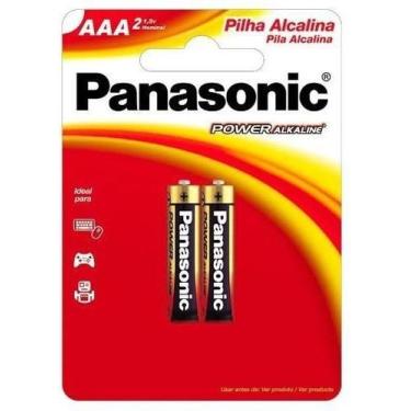 Imagem de Pilha Alcalina Palito AAA 02 Unidades Panasonic