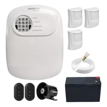 Imagem de Kit Alarme Intelbras ANM 24 NET Acesso via App e 3 Sensores de Presenç