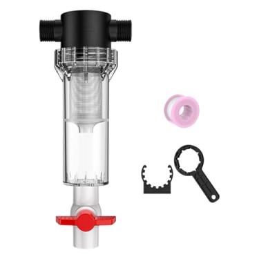 Imagem de Stgfyxgs Filtro Interno para Aquário, Coletor de Drenagem para Aquário, PC Transparente, Limpeza de Resíduos de Peixes, Filtragem, 3/4 de Polegada, Conexão Ráp, Rosca Macho de Malha 40