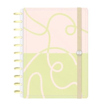 Imagem de Caderno de Disco Inteligente Iscool G+ Urban Flow Lupim Verde Claro