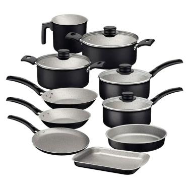 Imagem de Jogo de Panelas Tramontina Antiaderente 10 Peças Linz