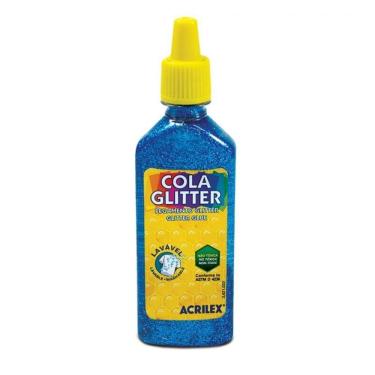 Imagem de Cola Glitter 23g azul 204 Acrilex