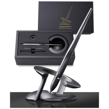 Imagem de Caneta Esferográfica Executiva Vertical com Tinta e Recarga de Alta Qualidade, NOVIUM, Preto