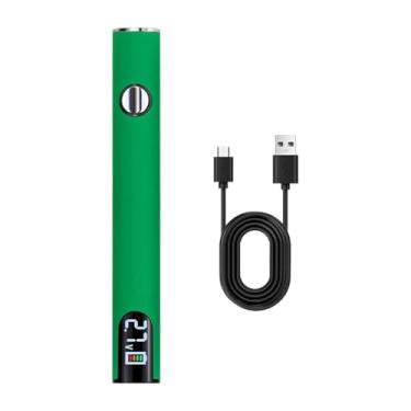 Imagem de predolo Kit de ferro de solda, caneta de solda sem fio, display digital LCD, caneta com bateria recarregável USB para conserto de solda eletrônica faça você, Verde