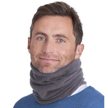 Imagem de Tough Headwear Aquecedor de pescoço de inverno, polainas de pescoço de lã quente para homens e mulheres, máscara facial de polaina de esqui para clima frio, cachecol de pescoço