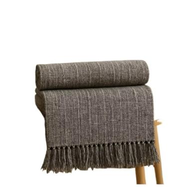 Imagem de Manta de Sofa, Manta para Sofa Grande de Algodão Capa Decorativa Protetora(King 3mx1,80m CINZA MESCLADO)