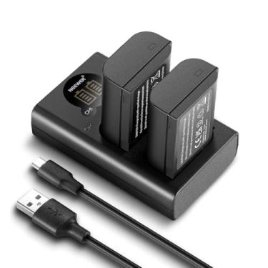 Imagem de MPOWER - Kit 2 Baterias DMW-BLK22 2400mAh e Carregador USB Duplo Compatível com Câmeras Panasonic Lumix GH5 GH5S G9 GH6 - Energia Extra para Fotografia e Vídeo