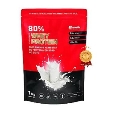 Imagem de 1 WHEY PROTEIN CONCENTRADO (1KG) - sabor leite em pó - Growth