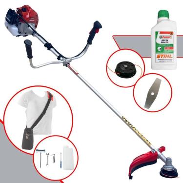 Imagem de Aparador De Grama Bcj521l Kawashima 52cc 2,5hp + Óleo Stihl