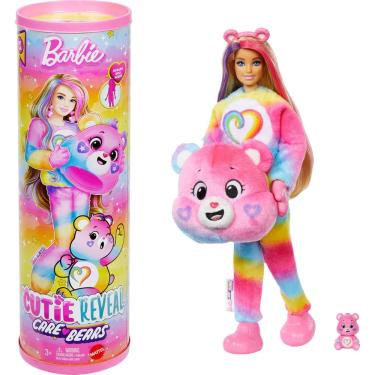 Imagem de Boneca Barbie Cutie Reveal Care Bears Série 2 com 10 surpresas