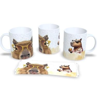 Imagem de Caneca Xícara Capivara Café Chá Chocolate Quente (Mod.14)