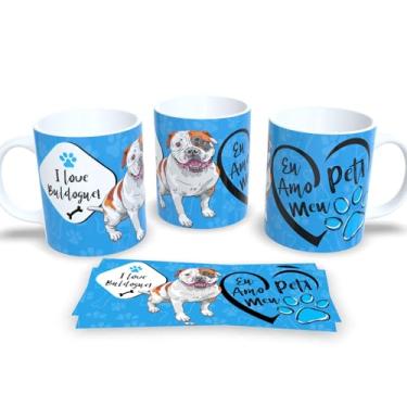 Imagem de Caneca Xícara Cachorro Café Chá Amante de Pets (I love Buldogue)