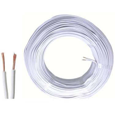 Imagem de Fio Paralelo 2x1 5mm 100 Metros 450v Para Extensão Elétrica - Cabo Fle