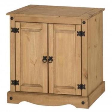 Imagem de Balcão Buffet em Madeira com 2 Portas e 2 Gavetas Marrom Antique - Pen