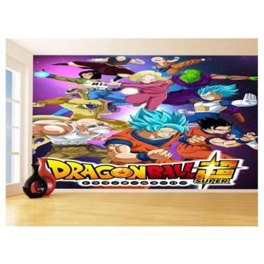 Imagem de Papel De Parede 3D Dragon Ball Goku Vegeta Anime 3,5M Dbz03 - Você Dec
