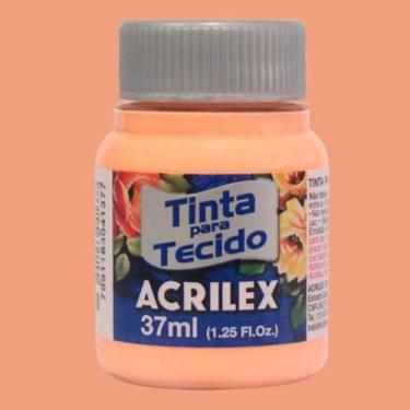 Imagem de Tinta para Tecido Fosca 37ml Acrilex - Cores Quentes - 04140, SALMAO -
