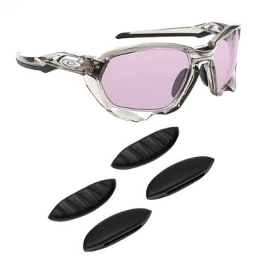 Imagem de Biyxpiv Protetores de nariz de substituição para óculos de sol Oakley Plazma OO9019 OO9019A, fácil instalação - 2 pares de almofadas de nariz