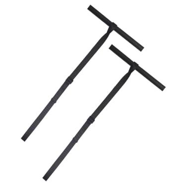 Imagem de Gancho de Segurança para Halteres,2 Pares de Cintas Ajustáveis para Treino - Conector De Segurança | Para Supino Treino De Força Ginástica Em Casa