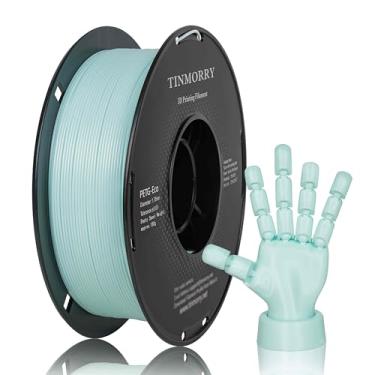 Imagem de TINMORRY Filamento PETG 1,75 mm, filamento rápido de impressora 3D PETG-Eco, compatível com impressora 3D Bambu FDM, carretel de 1 kg, azul gelo