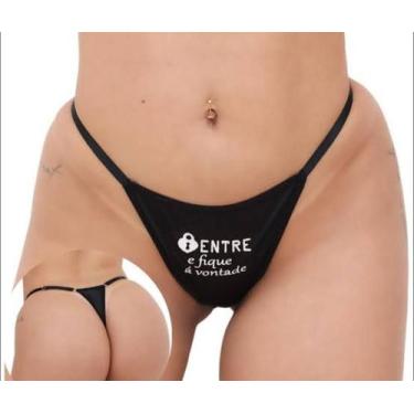 Imagem de Kit 10 Calcinha diversao / Frase. Regulável. Microfibra. - Freire Comp