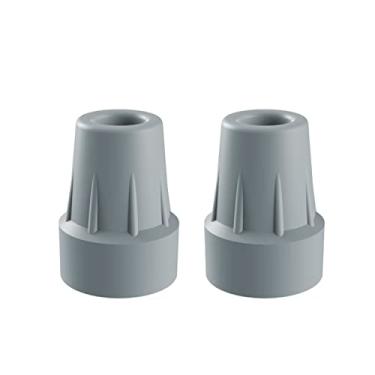 Imagem de Faithful Medical Pontas de muleta médica, cinza, 2 cm (7/20.3 cm)