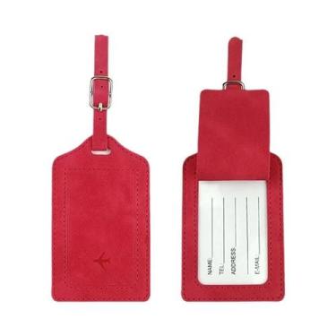 Imagem de Conjunto De Porta-Passaporte Em Couro Com Bloqueio RFID E Etiqueta De 