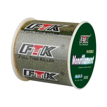 Imagem de Linha De Pesca Fluorocarbono Super Forte Invisível 100m 300m 500m Com 