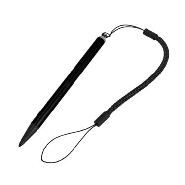 Imagem de Naroote Caneta de Toque Resistiva Caneta de Corda de Mola Prática para Navegador Pos Pda, Mp5, Mp4, Placas de Escrita (Preto)