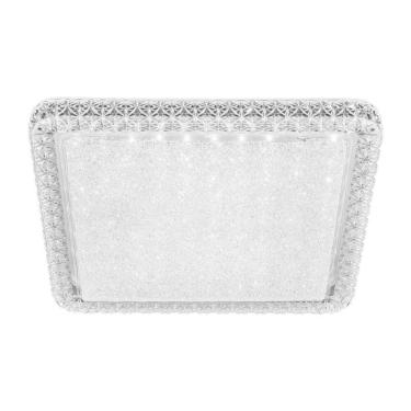 Imagem de Plafon De Led Sobrepor Quadrado Shine Pontilhado 18W Blumena