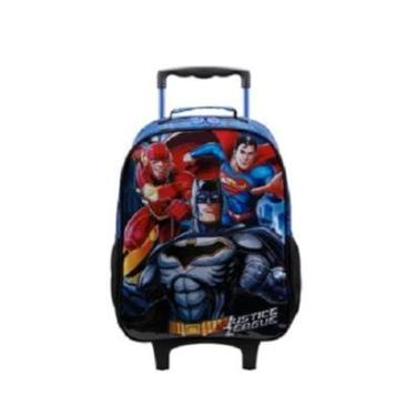 Imagem de Mochila com Rodas Liga da Justiça 14 R Infantil Xeryus 11861-Unissex