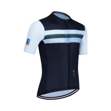 Imagem de Camisa De Ciclismo Masculina De Verão Com Manga Curta MTB Rápido Secag