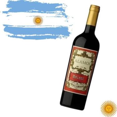 Imagem de Vinho Argentino Alamos Malbec Original, Seco, Tinto