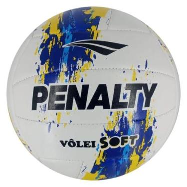 Imagem de Bola De Vôlei Penalty Soft XXIII, Azul, Amarelo