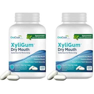 Imagem de Chiclete Oracoat XyliGum Boca Seca Sem Açúcar 200 Unidades