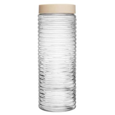 Imagem de Pote com Tampa Plástica Lyor Colmeia 2L Amarelo Vidro