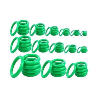 Imagem de Kit De Anéis De Vedação (O-Rings) De Borracha Pretos E Verdes, Sortime